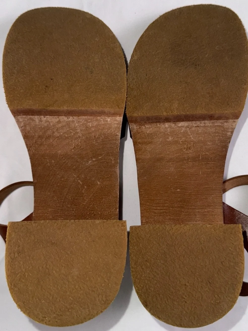 Swedish Hasbeens EU38 Clogs Sandals Cross Strap, Debutante Kringlan Heel Leather